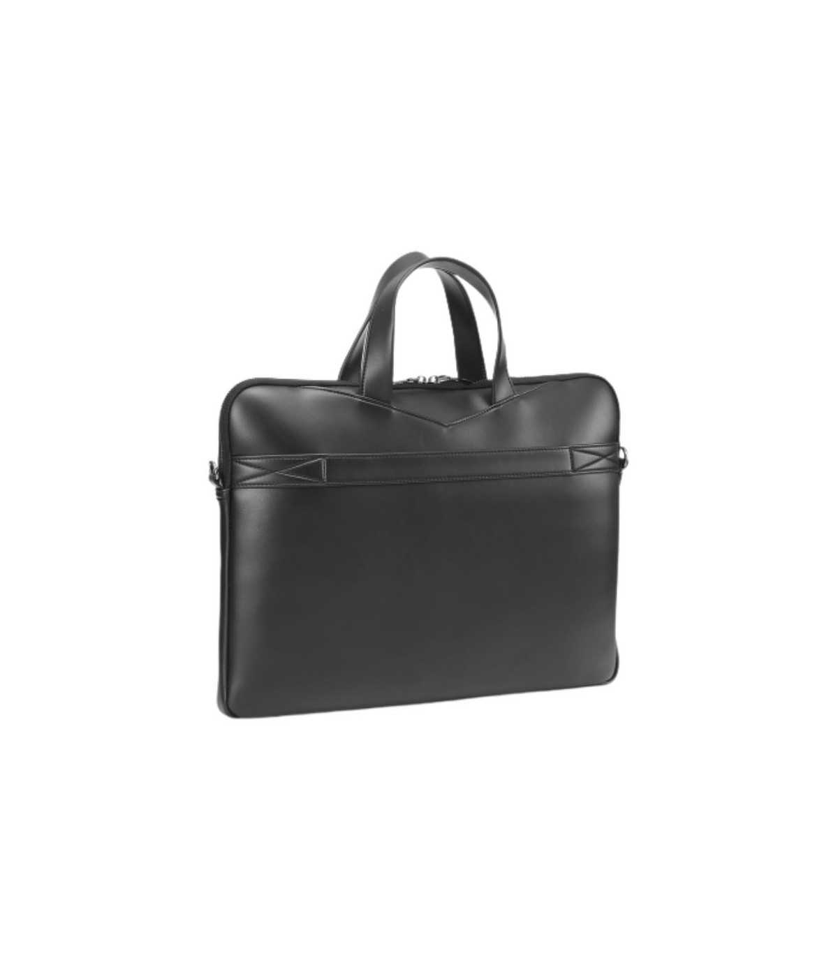 SACOCHE WE 15,6, polyuréthane de qualité, NOIR