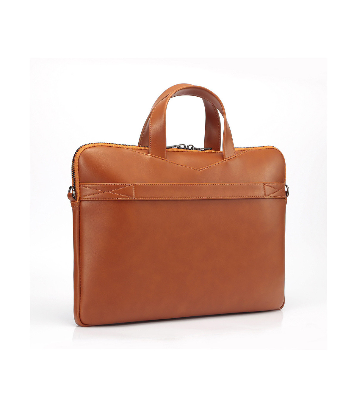 SACOCHE WE 15,6, polyuréthane de qualité, CAMEL