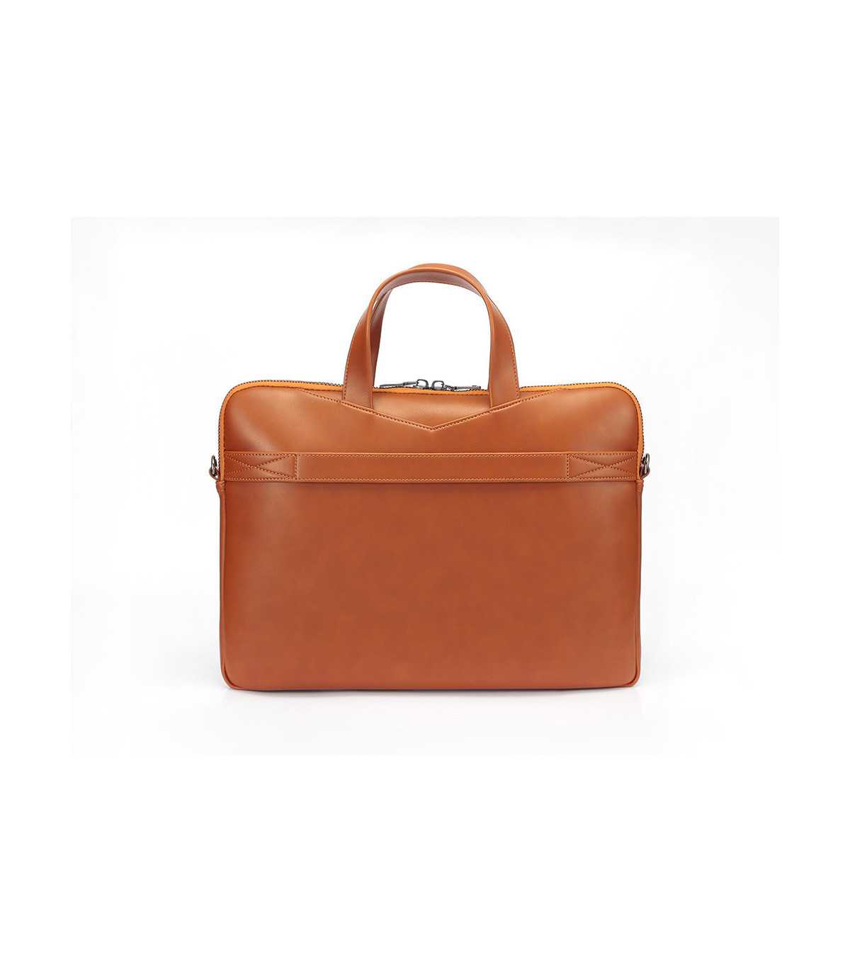 SACOCHE WE 15,6, polyuréthane de qualité, CAMEL