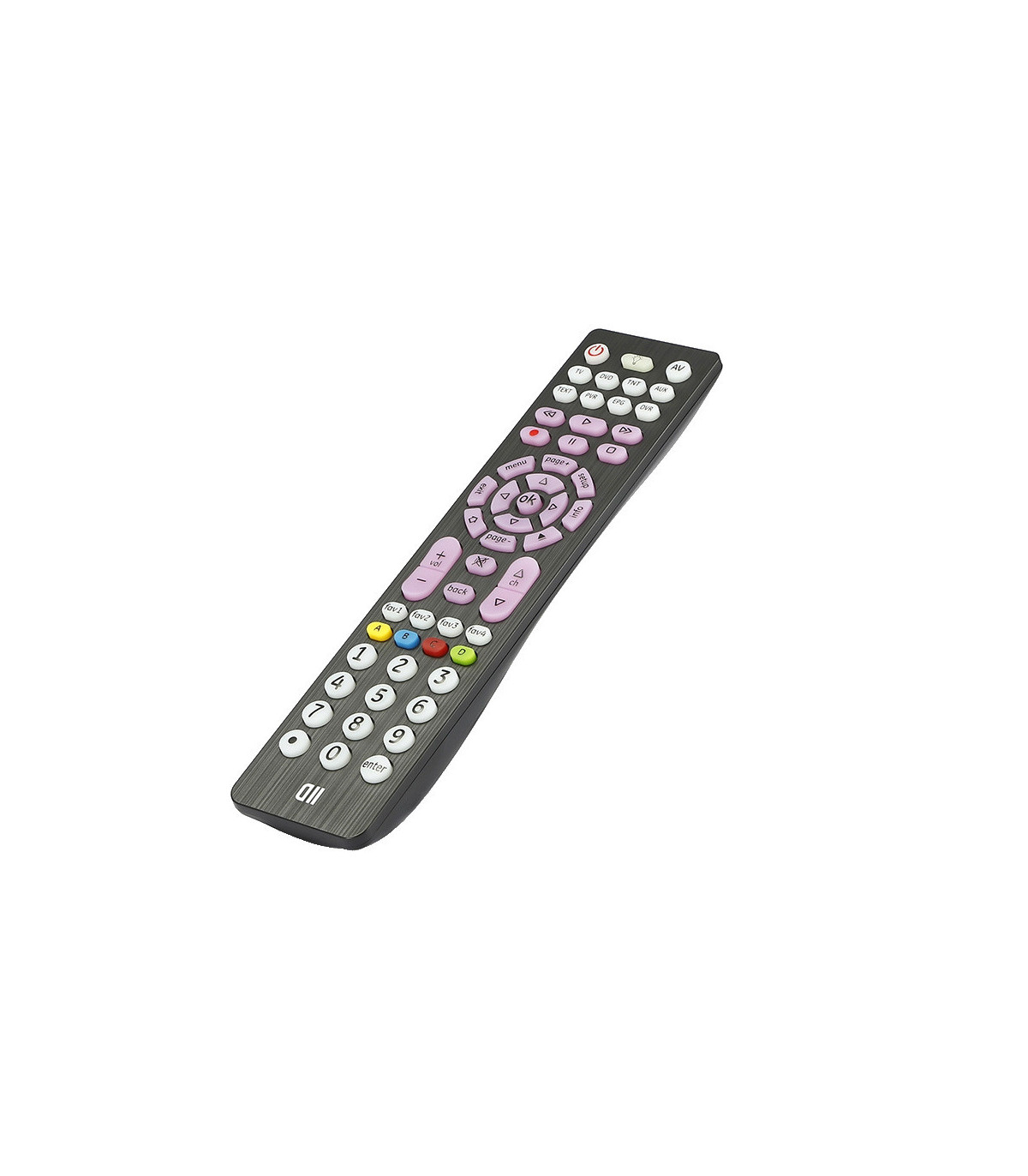 TELECOMMANDE UNIVERSELLE 4 EN 1 TOUCHES RETROECLAIREES TV TNT DVD AUX Comp
