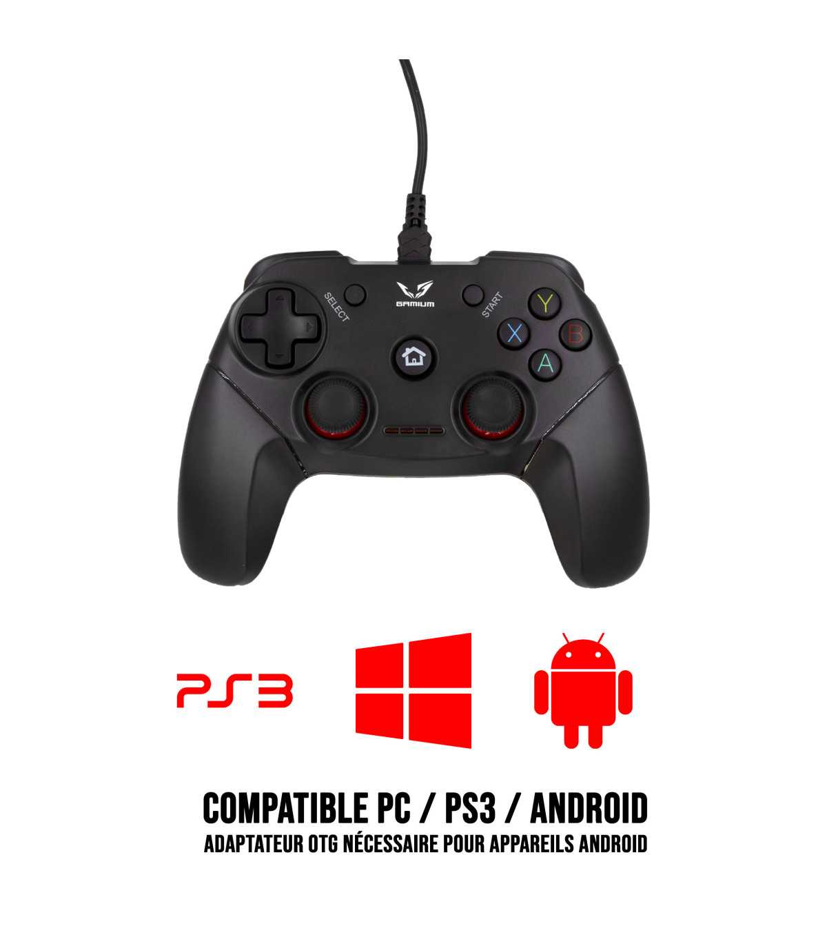 Manette Gaming PC filaire