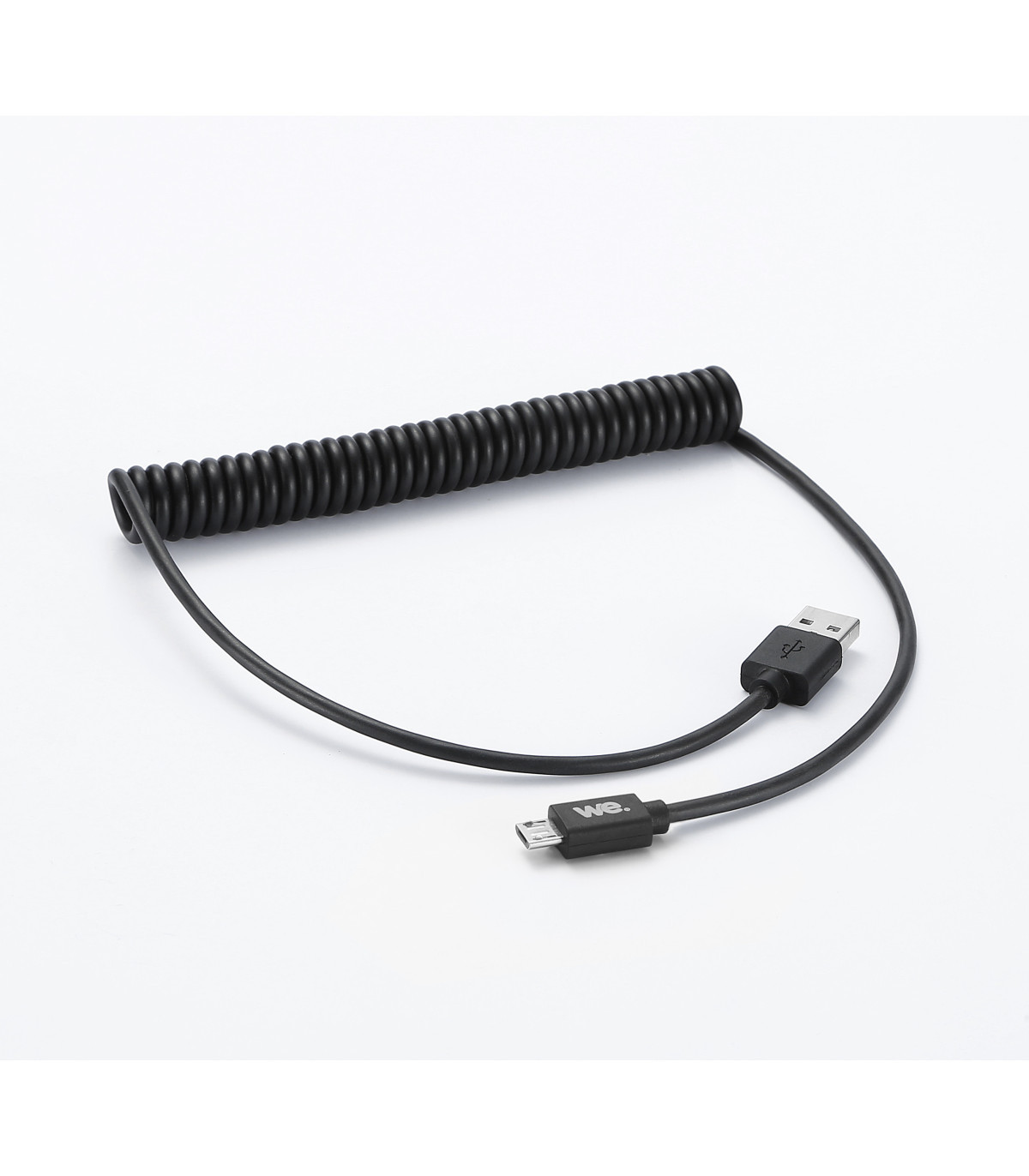 C ble USB / micro USB torsadé 2m - noir