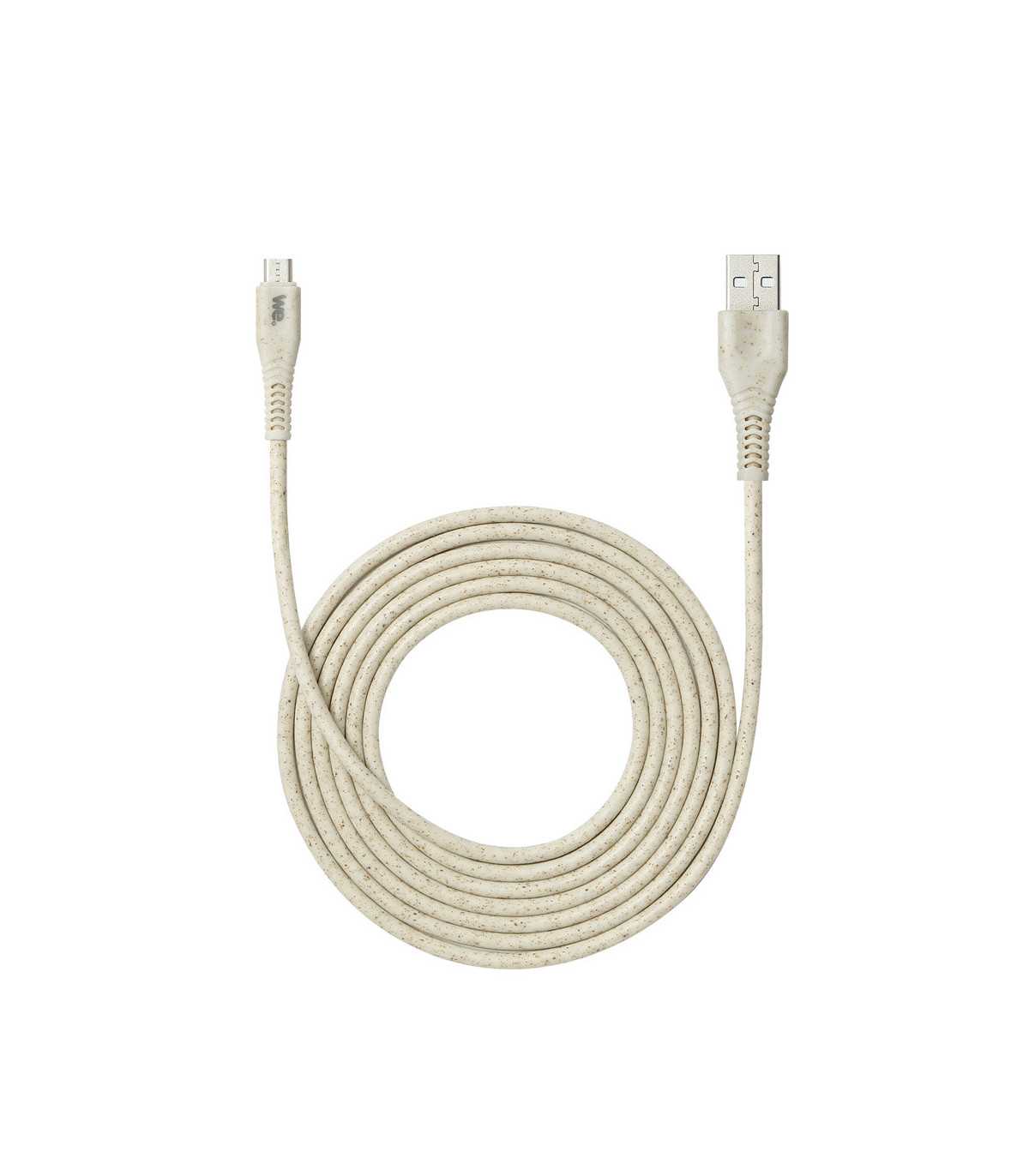 C ble micro USB/USB A bisourcé avec 30% de matières recyclées - 2m - Packaging é