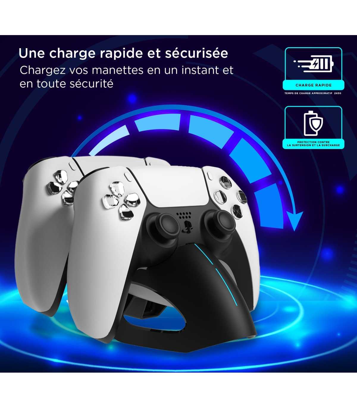 Dock de charge pour manettes PS5 Compatible manette PS5 officielle Peut charger