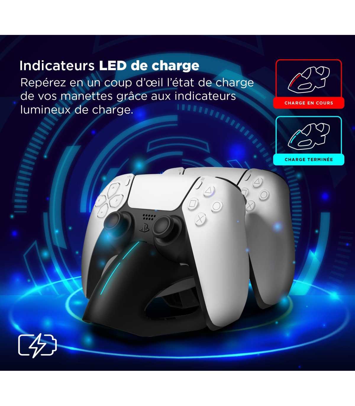 Dock de charge pour manettes PS5 Compatible manette PS5 officielle Peut charger