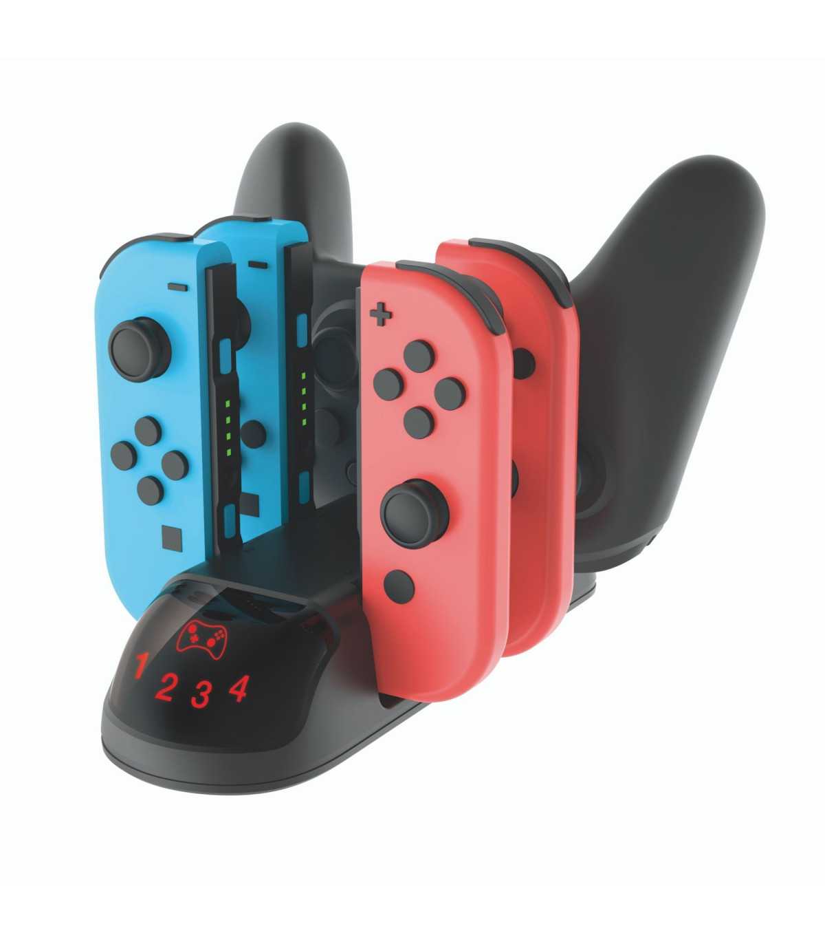 Dock de charge pour manettes Switch 5 en 1 - 4 Joy-Con 1 manette pro