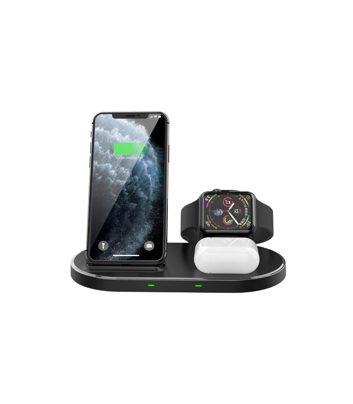 WE Dock de charge Apple 3-en-1 iPhone / AirPods / Apple Watch Induction 15W / 2W