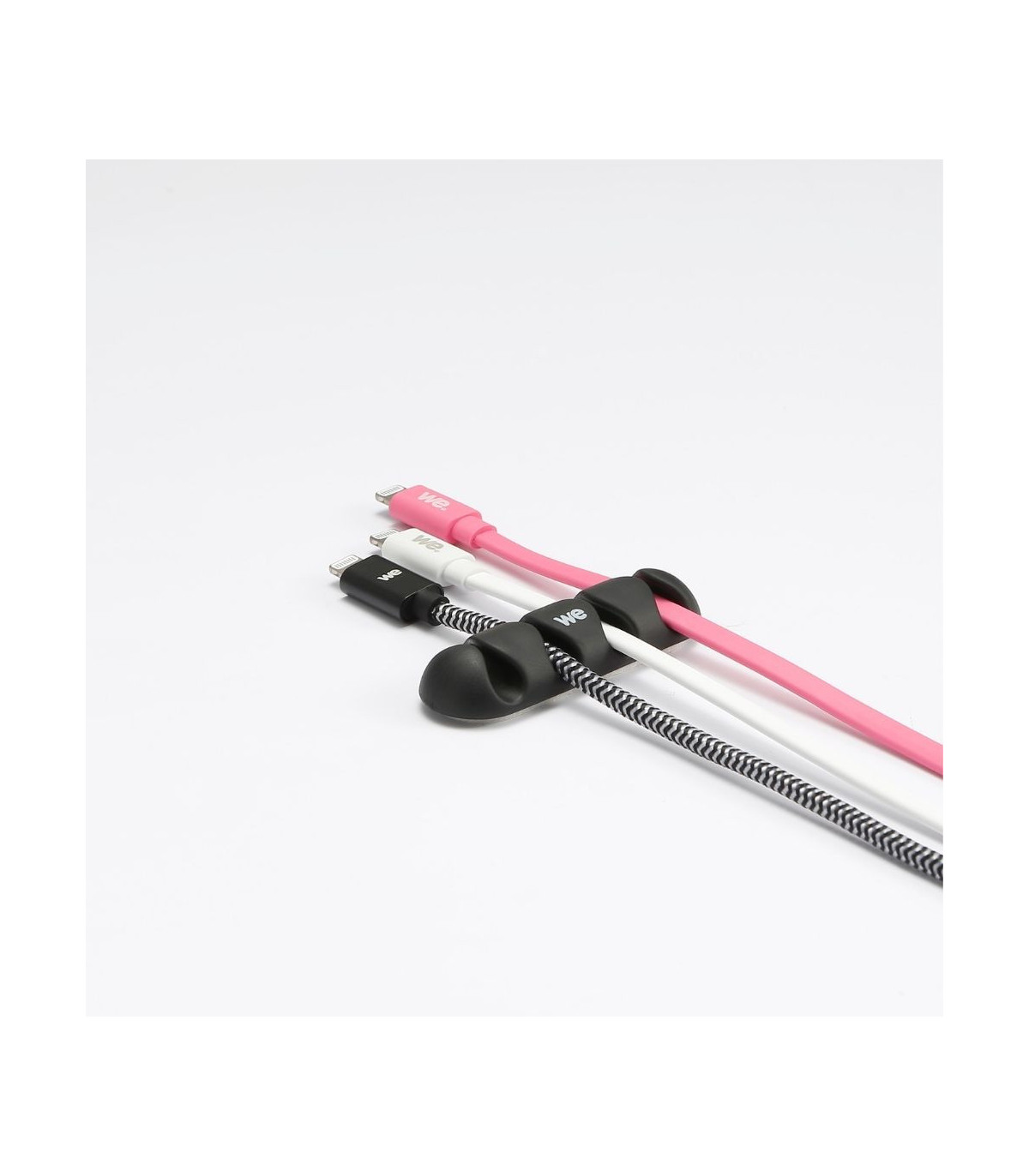 WE Organisateur de c bles pour bureau ou voiture - 4 emplacements x 2pcs - en si
