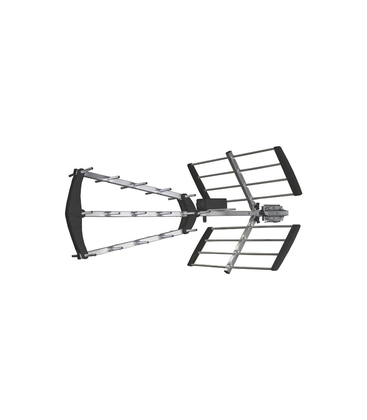 Antenne exterieure TNT trinappe LTE 700 MHz - Passive - Protégée 5G/4G - Gain 20