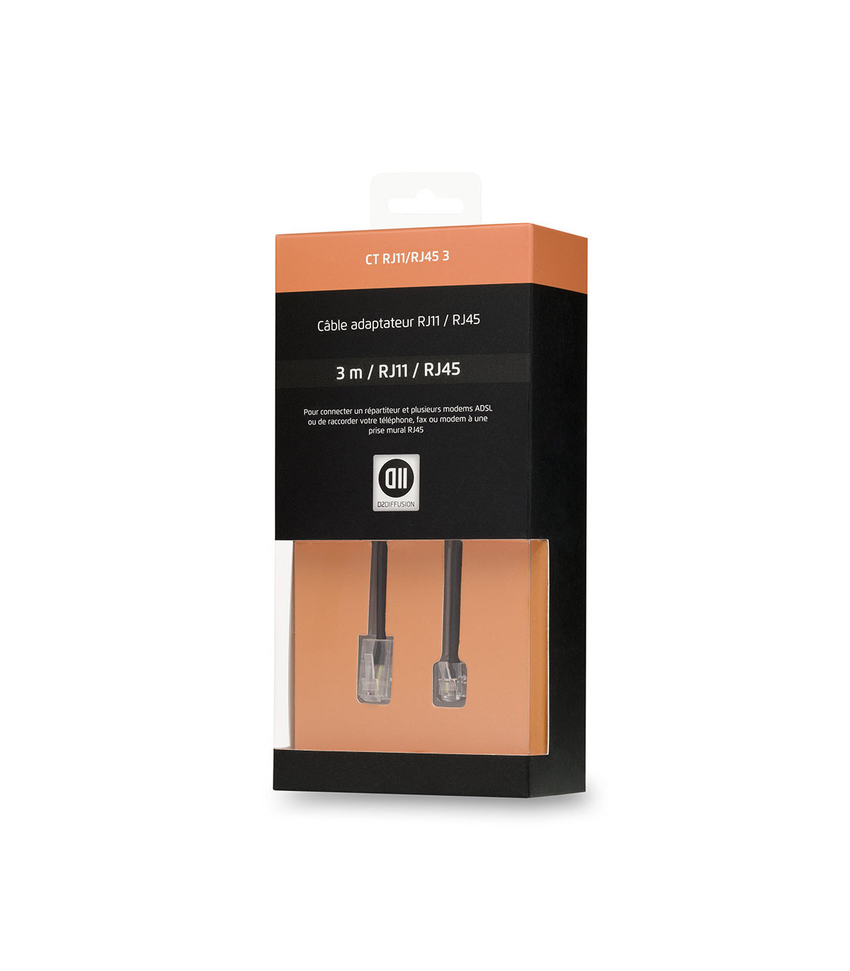 C ble RJ11/RJ45 m le 3 m