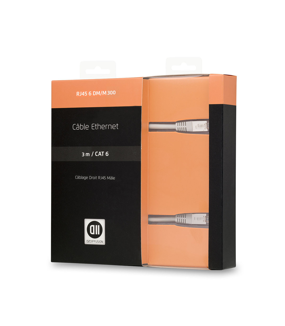 C ble RJ45 droit m le CAT 6-3 m