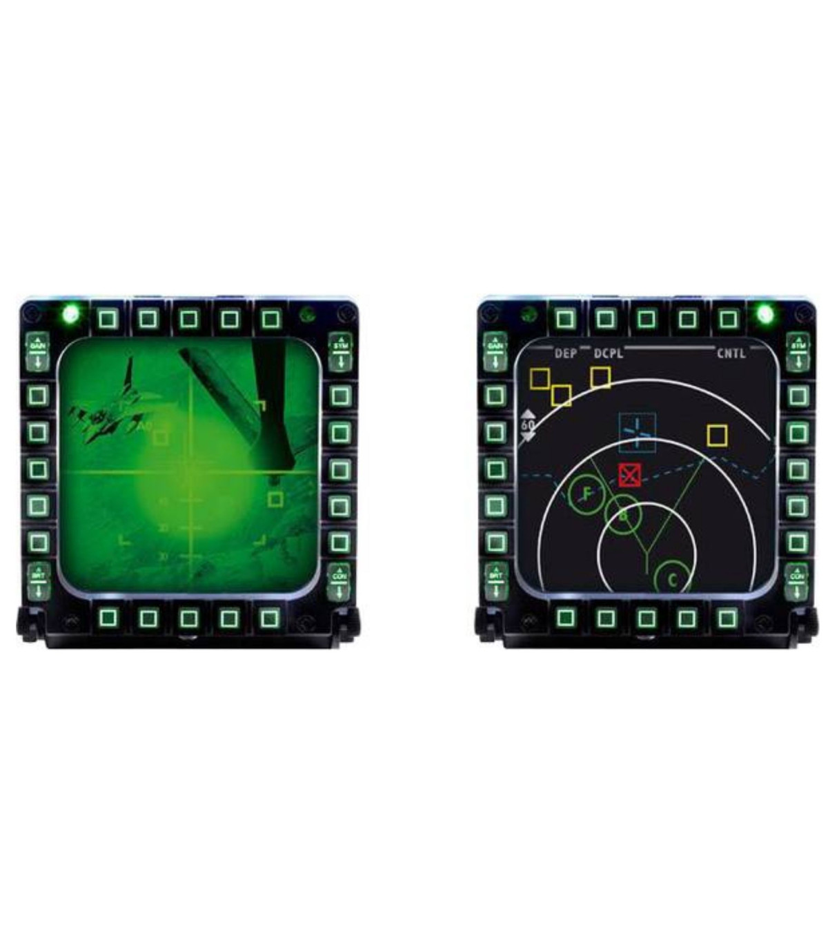 THRUSTMASTER MFD Cougar Pack 2 USB Cockpit Panel repliques F-16 plug & play - So