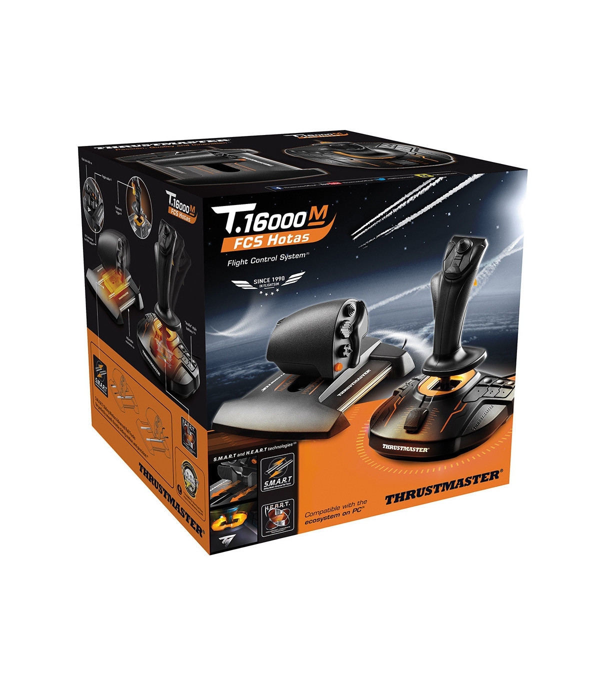 THRUSTMASTER T.16000M FCS HOTAS PC Joystick T.16000M Technologie Préci sion HEA