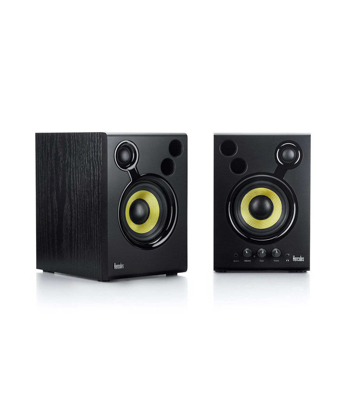 Hercules DJ MONITEUR 42 EU Enceinte DJ performantes 2 X 20 Watts RMS 80 Watts Pe