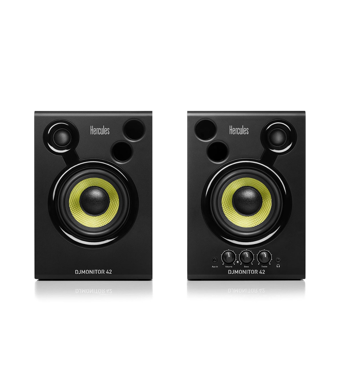 Hercules DJ MONITEUR 42 EU Enceinte DJ performantes 2 X 20 Watts RMS 80 Watts Pe