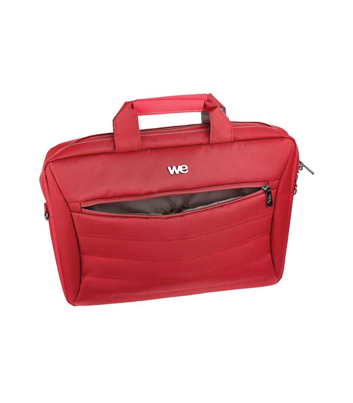 SACOCHE WE 15,6, NYLON, ROUGE DESIGN WE V2
