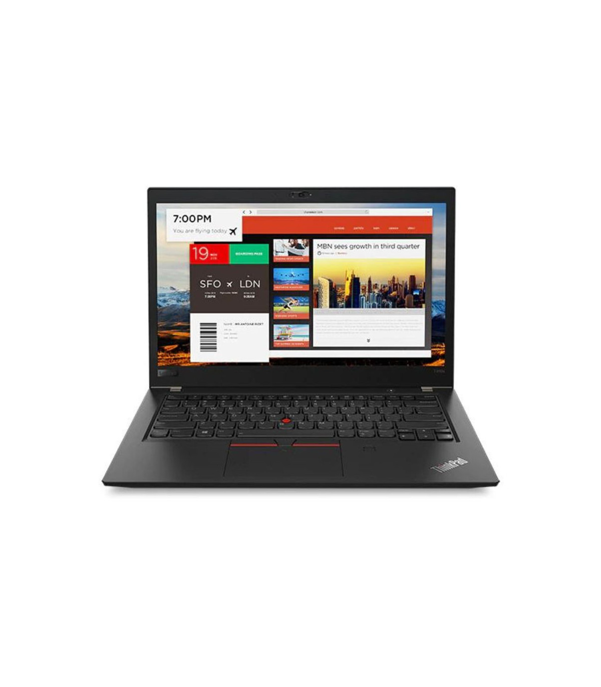 Lenovo ThinkPad T480s 14 i7-8 24 Go 512Go Noir Win11PRO Reconditionné Grade A