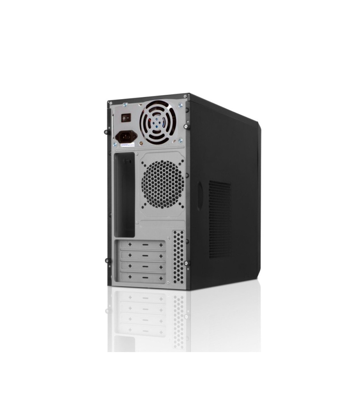 Boitier MicroATX MIP Smart avec alim 480w 1usb3 / 2 usb 2, noir mat