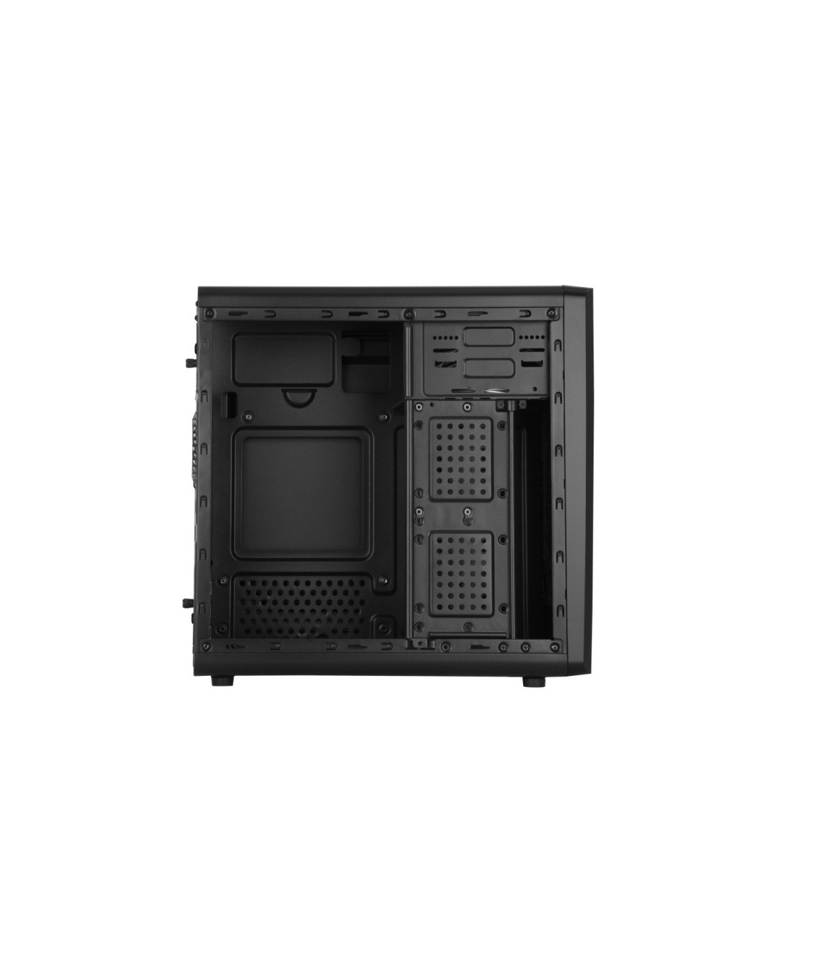 Boitier MicroATX MIP BLACK AEROalim.480W, 1usb2/1usb3 lecteur carte,noir