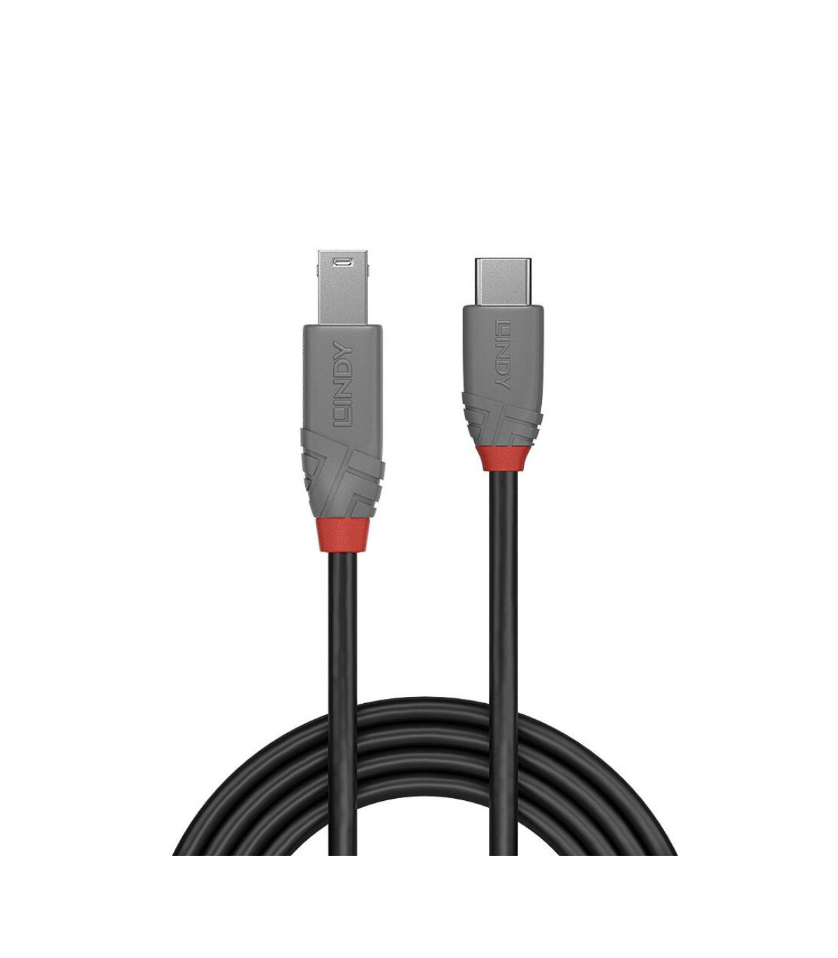 C ble USB 3.2 Type C vers B, 5Gbit/s, Anthra Line, 1m