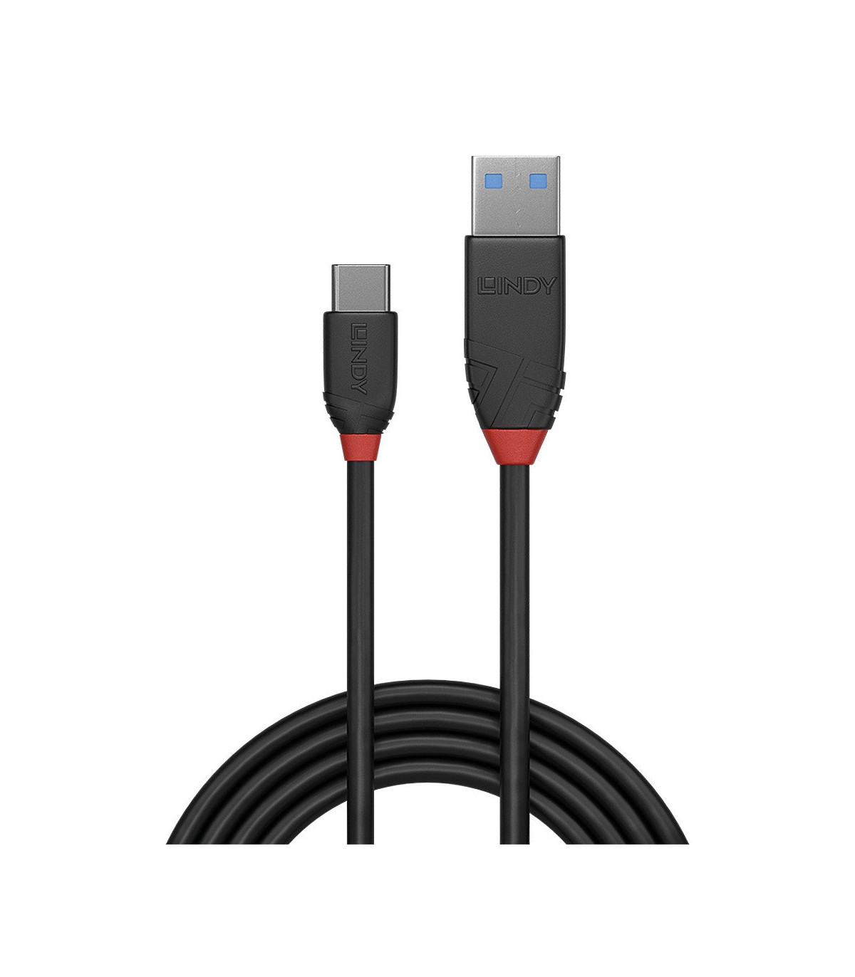 C ble USB 3.2 Type A vers C, 10Gbit/s, Black Line, 0.5m