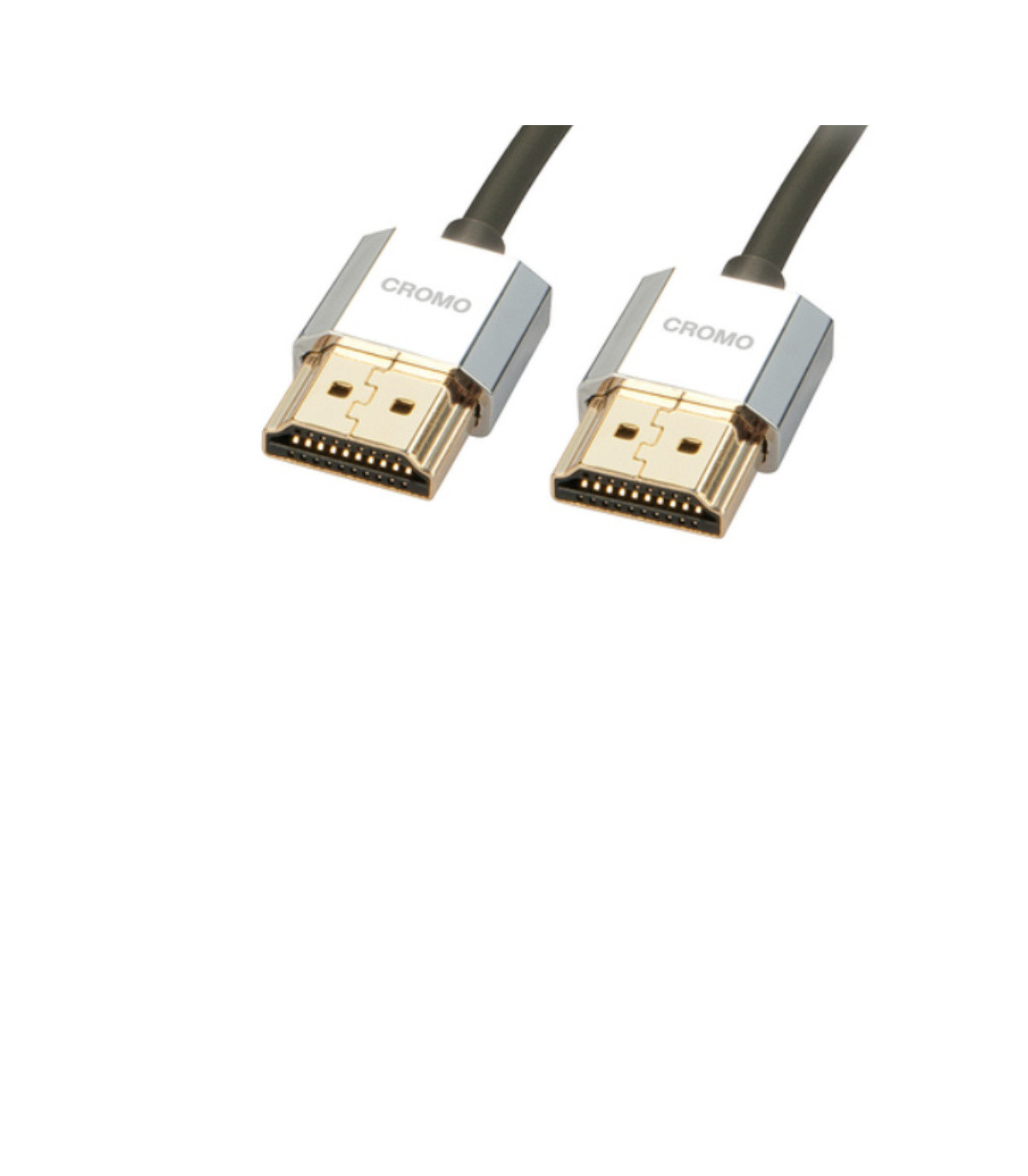 C ble HDMI Slim, compatible HDMI 2.0 Ultra HD, Ethernet CROMO , type A/A, 1m