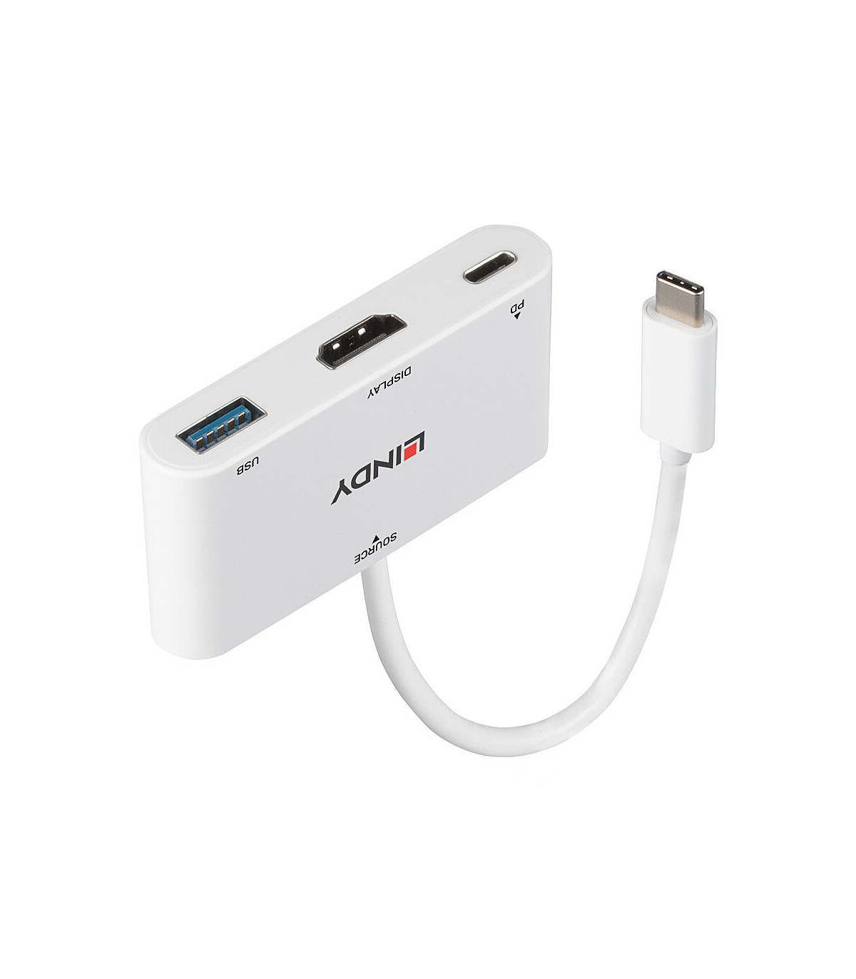 Convertisseur USB 3.1 Type C vers HDMI avec port USB Type A et Power Delivery