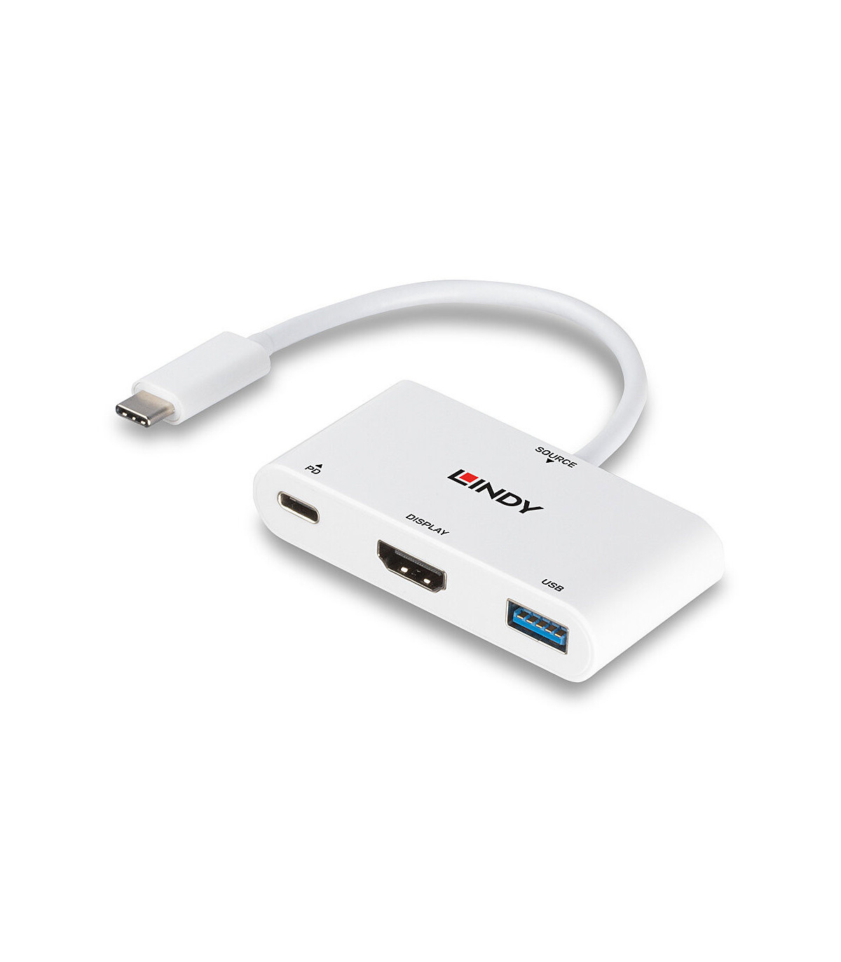 Convertisseur USB 3.1 Type C vers HDMI avec port USB Type A et Power Delivery