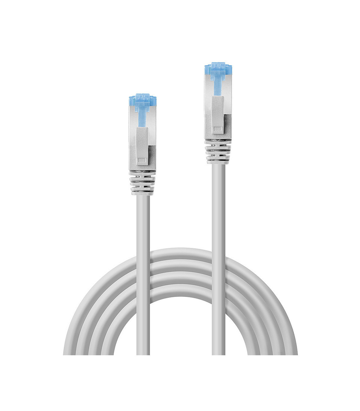 C ble réseau Gris Cat.6A S/FTP LSZH, 2m