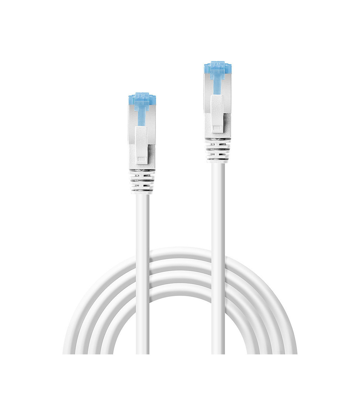 C ble réseau Blanc Cat.6A S/FTP LSZH, 2m