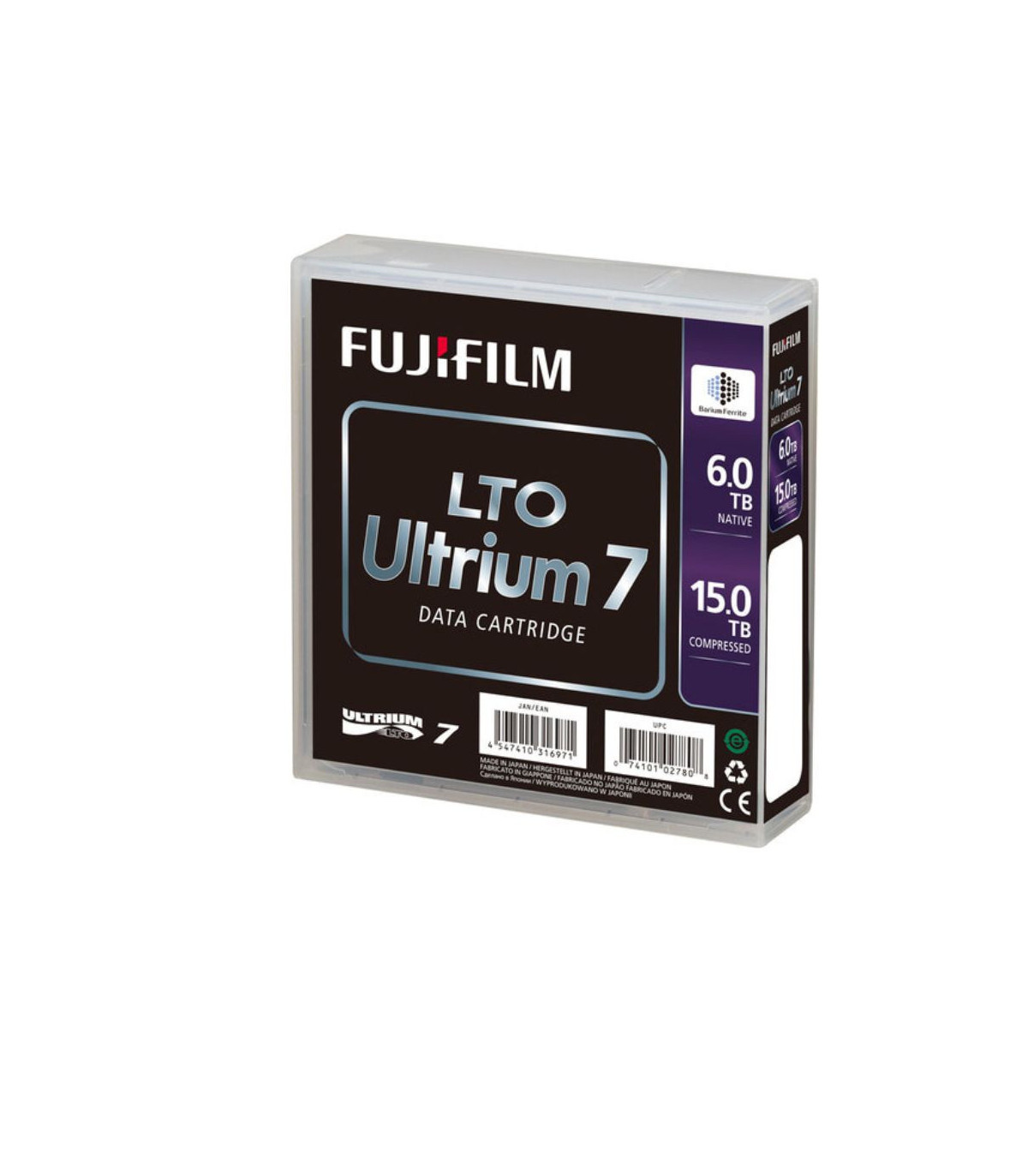 Bande de stockage Nu FUJIFILM- Cartouche LTO 7 BaFe- 6 TB/ 15 TB