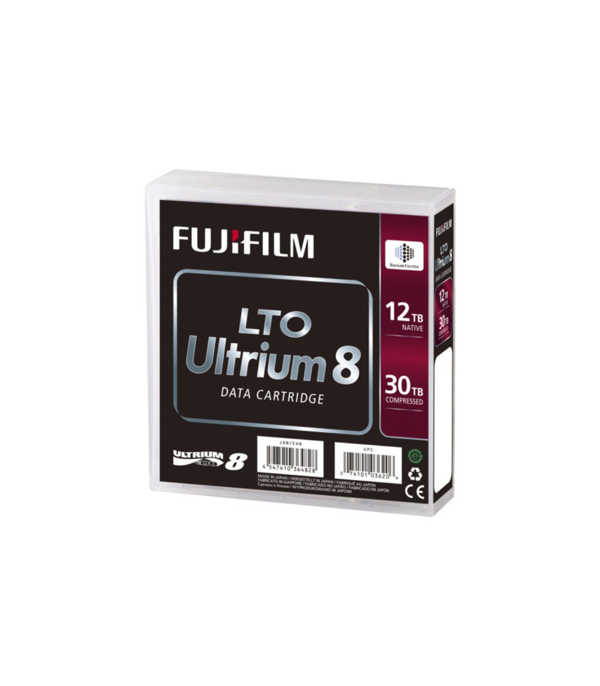 Bande FUJIFILM Cartouche LTO 8 BaFe- 12 TB / 30 TB