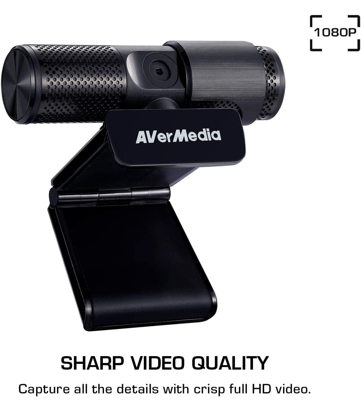 AVERMEDIA Pack Tele Travail Webcam USB FHD PW313 Micro Casque Visioconférence