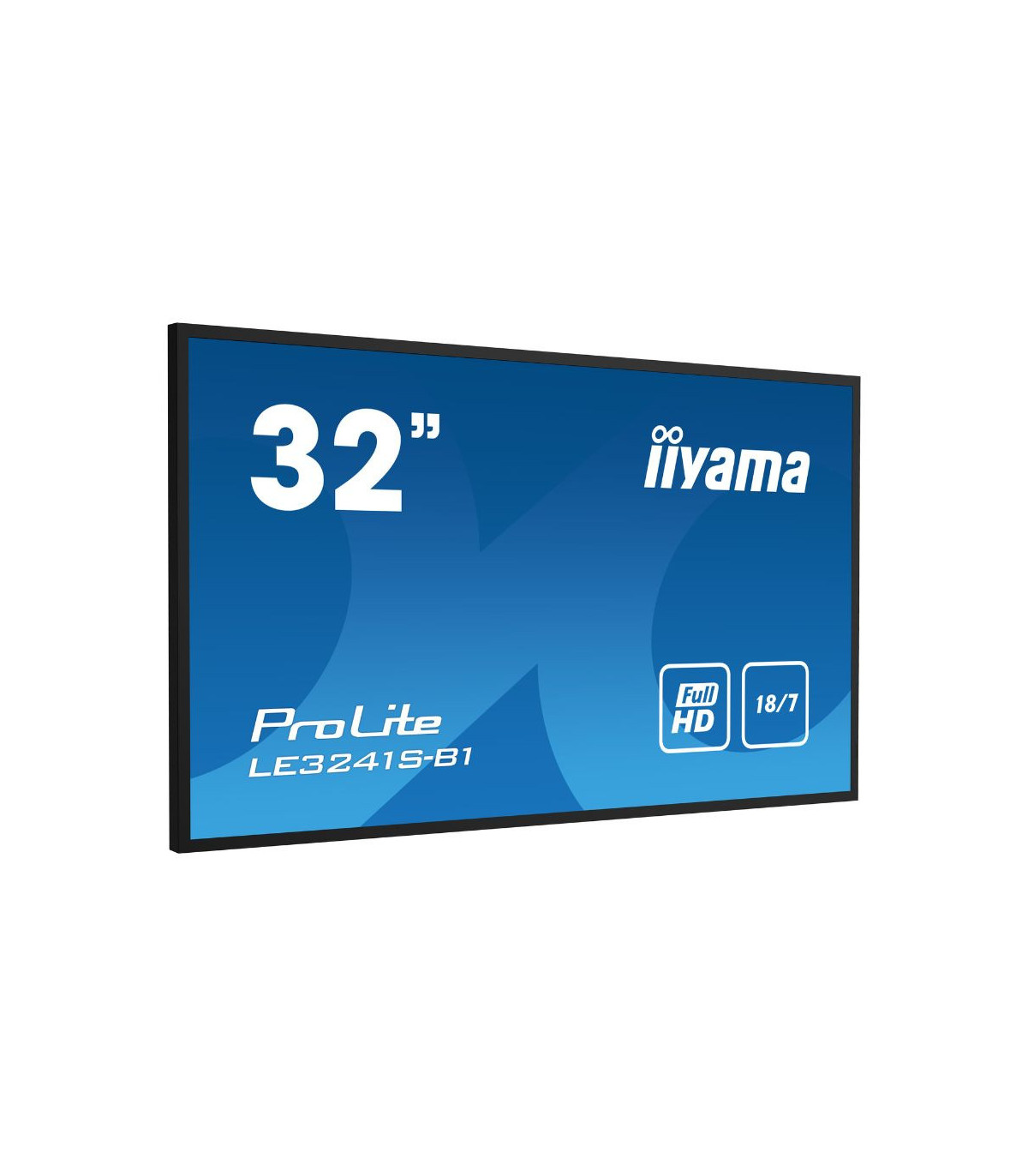 IIYAMA LFD 32 Noir dalle IPS 16:9 1920x1080 18/7 350 cd/m 8ms 1xVGA 3xHDMI RJ4