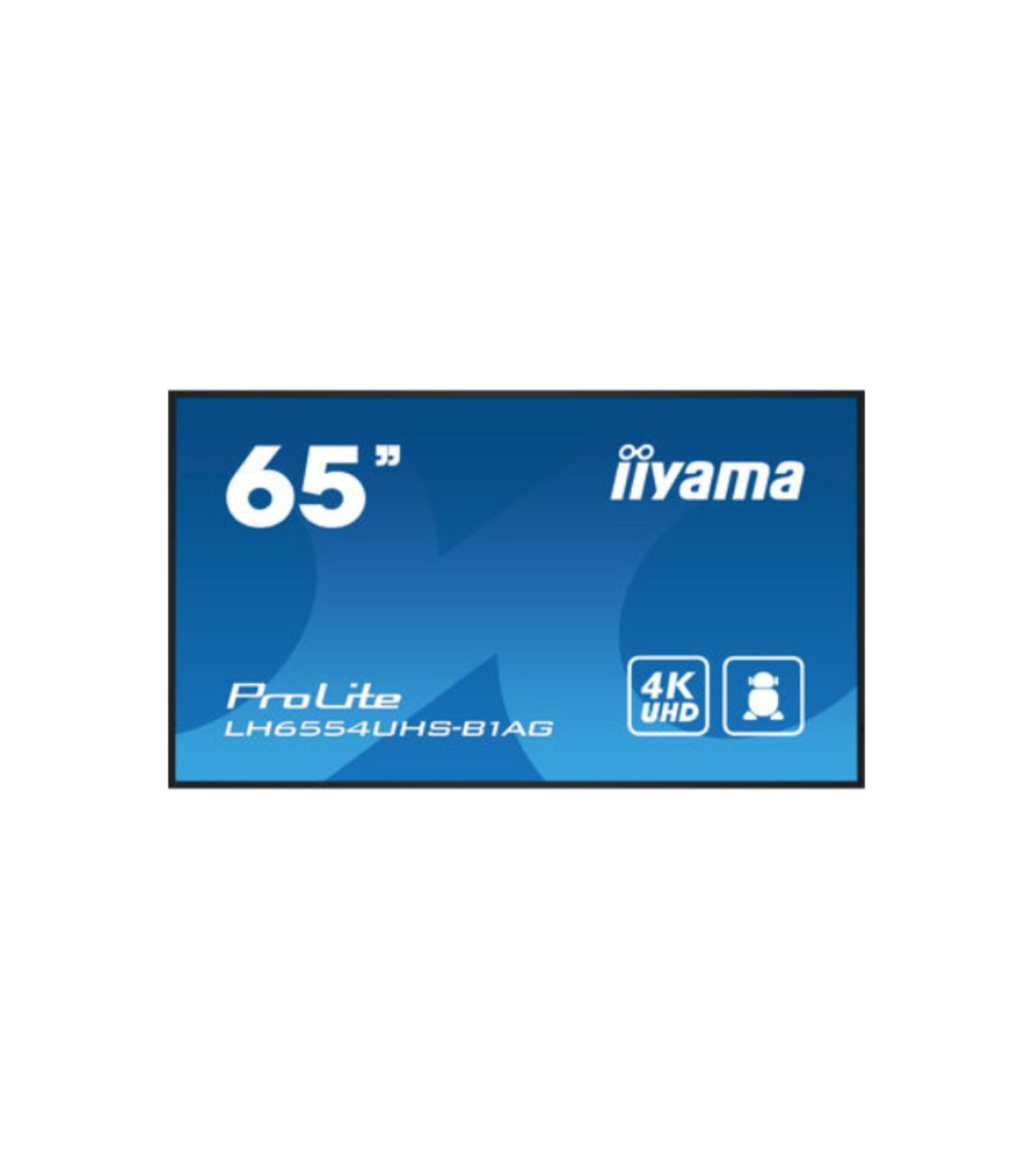 IIYAMA LFD 65 dalle IPS 24/7 3840x2160 DVI VGA 3xHDMI 2xHP 1xDP 2xUSB 1xMini j