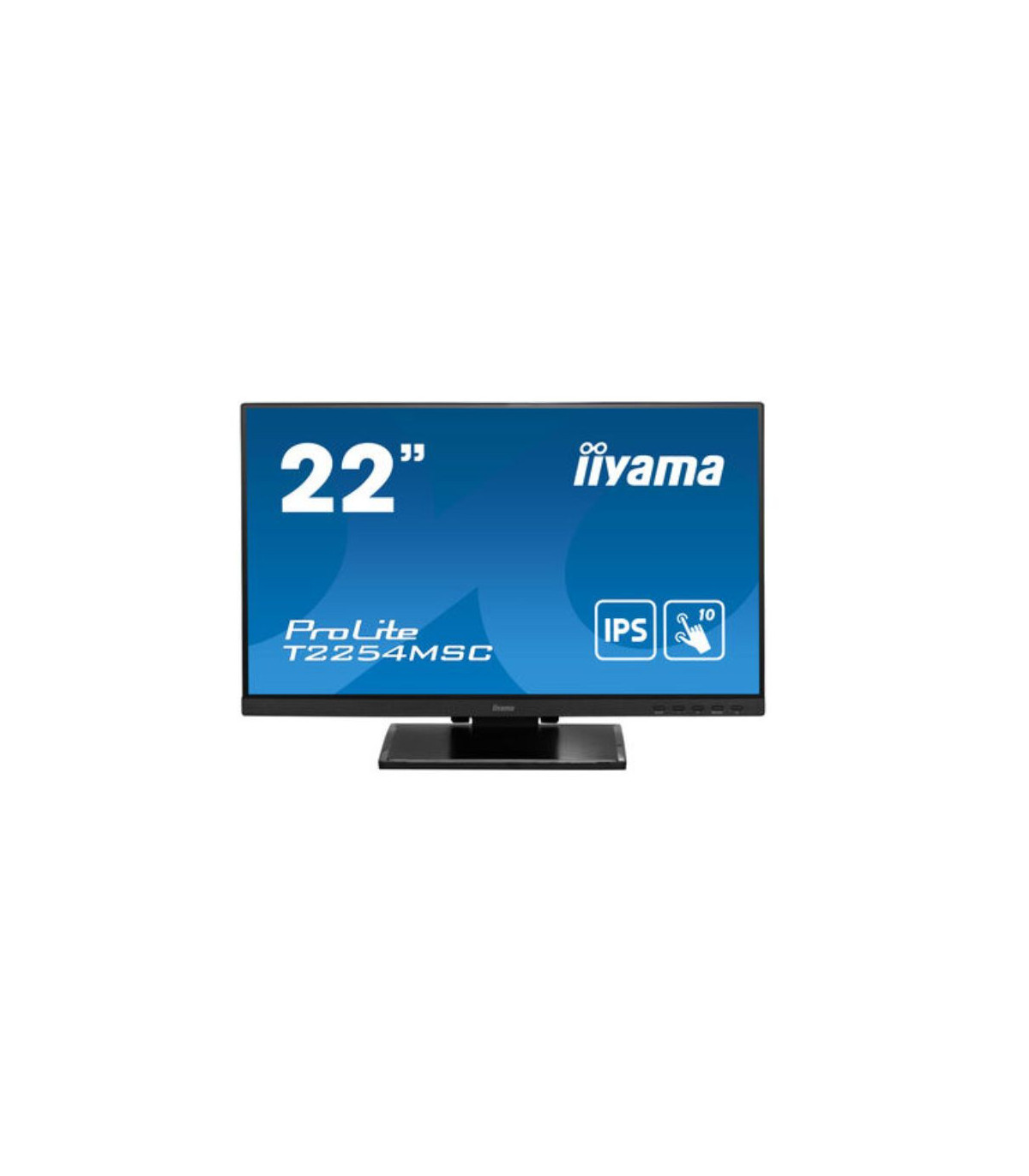 Ecran IIYAMA 21.5 Tactile PCAP 10 points ULTRA MINCE dalle IPS anti-reflet 1920