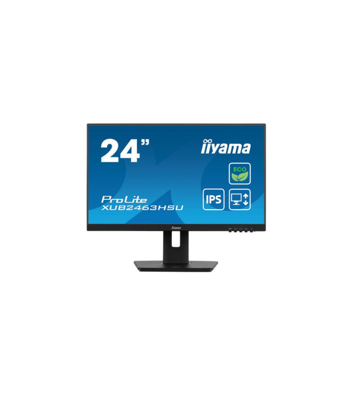 Ecran IIYAMA 23.8'' Noir dalle IPS LED Ultra mince 16:9 1920x1080 3ms 250 cd/m