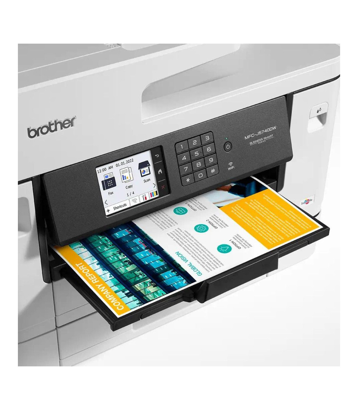 Imprimante multifonction jet d'encre couleur professionnelle 4en1 Business Smart