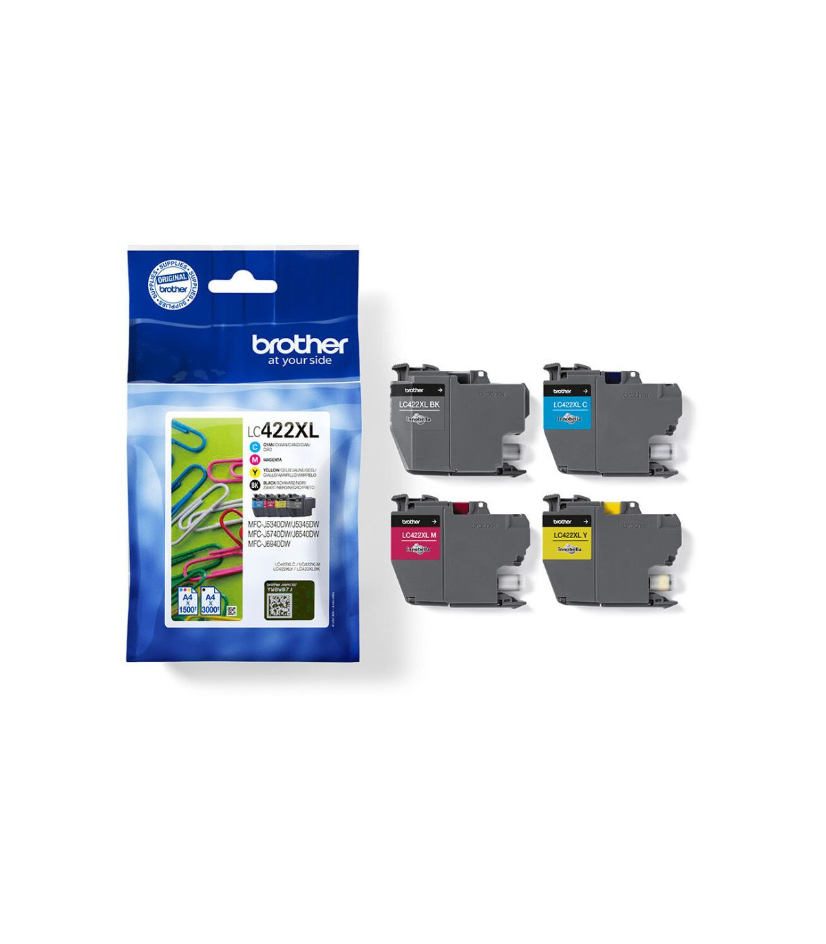BROTHER Pack 4 LC422XLVAL