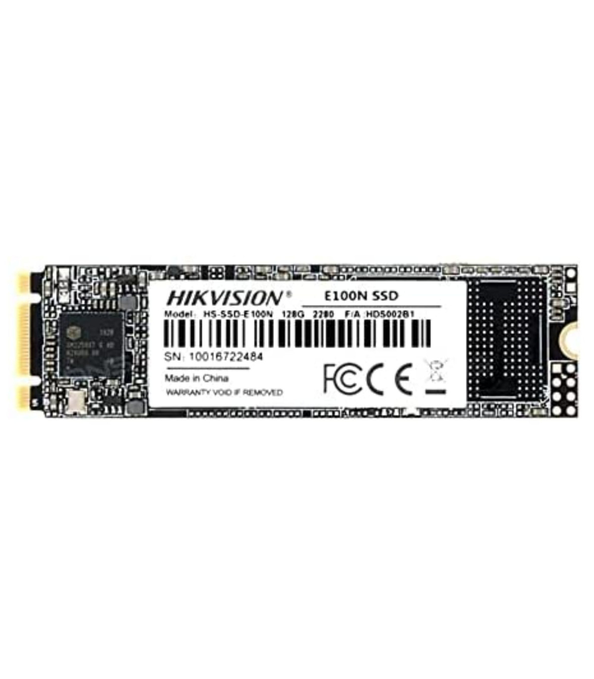 SSD Interne HIKVISION M.2 128 Go E100NI SATA 6.0Gbps SATA-III 3D TLC 450 MB/s 3