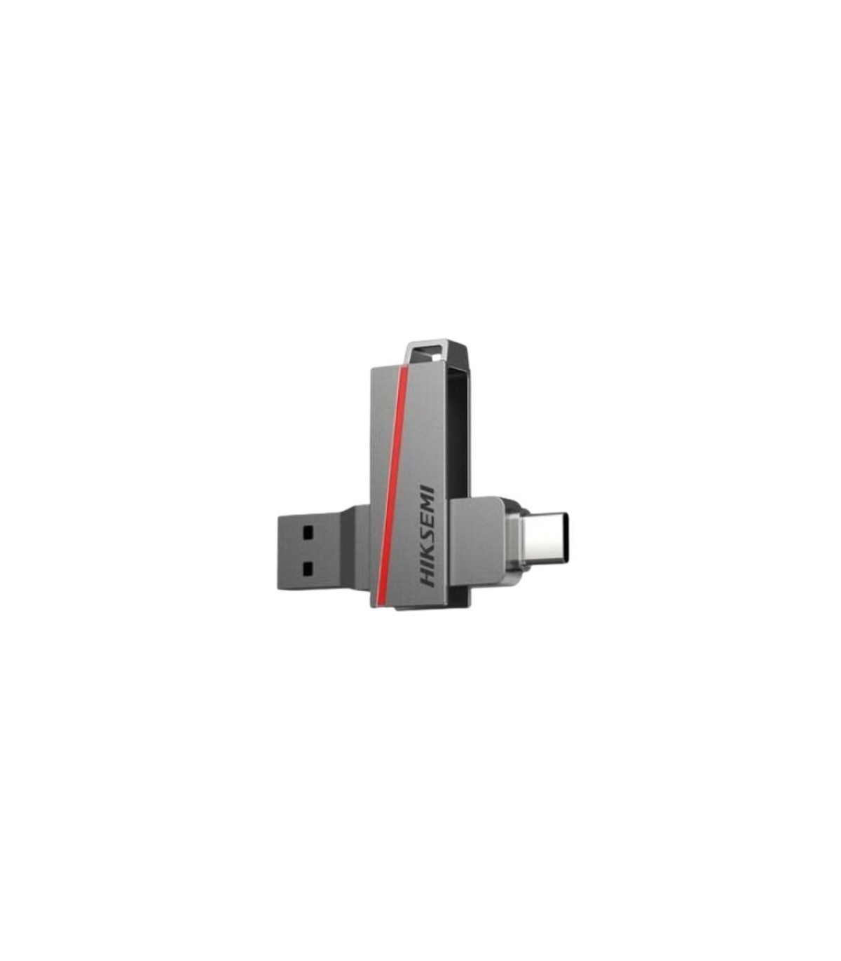 CLE USB HIKSEMI 32 GB Série E307C U3 Dual USB 3.2 et USB Type C Coloris Grey