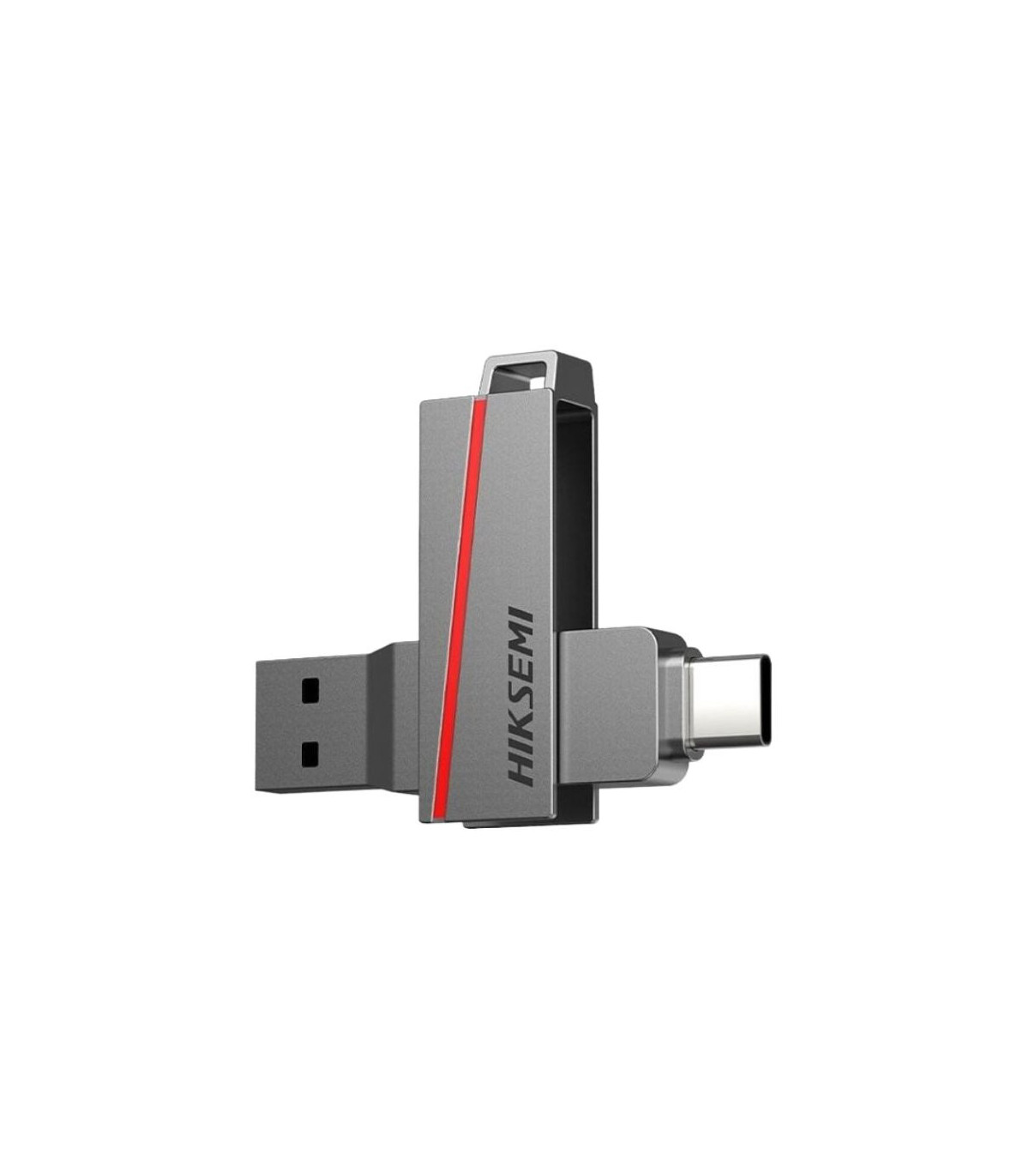 CLE USB HIKSEMI 128 GB Série E307C U3 Dual USB 3.2 et USB Type C Coloris Grey