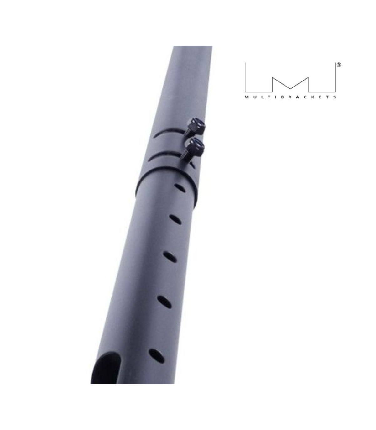 Tubes extension support plafond 3m MULTIBRACKETS Noir pour moniteur