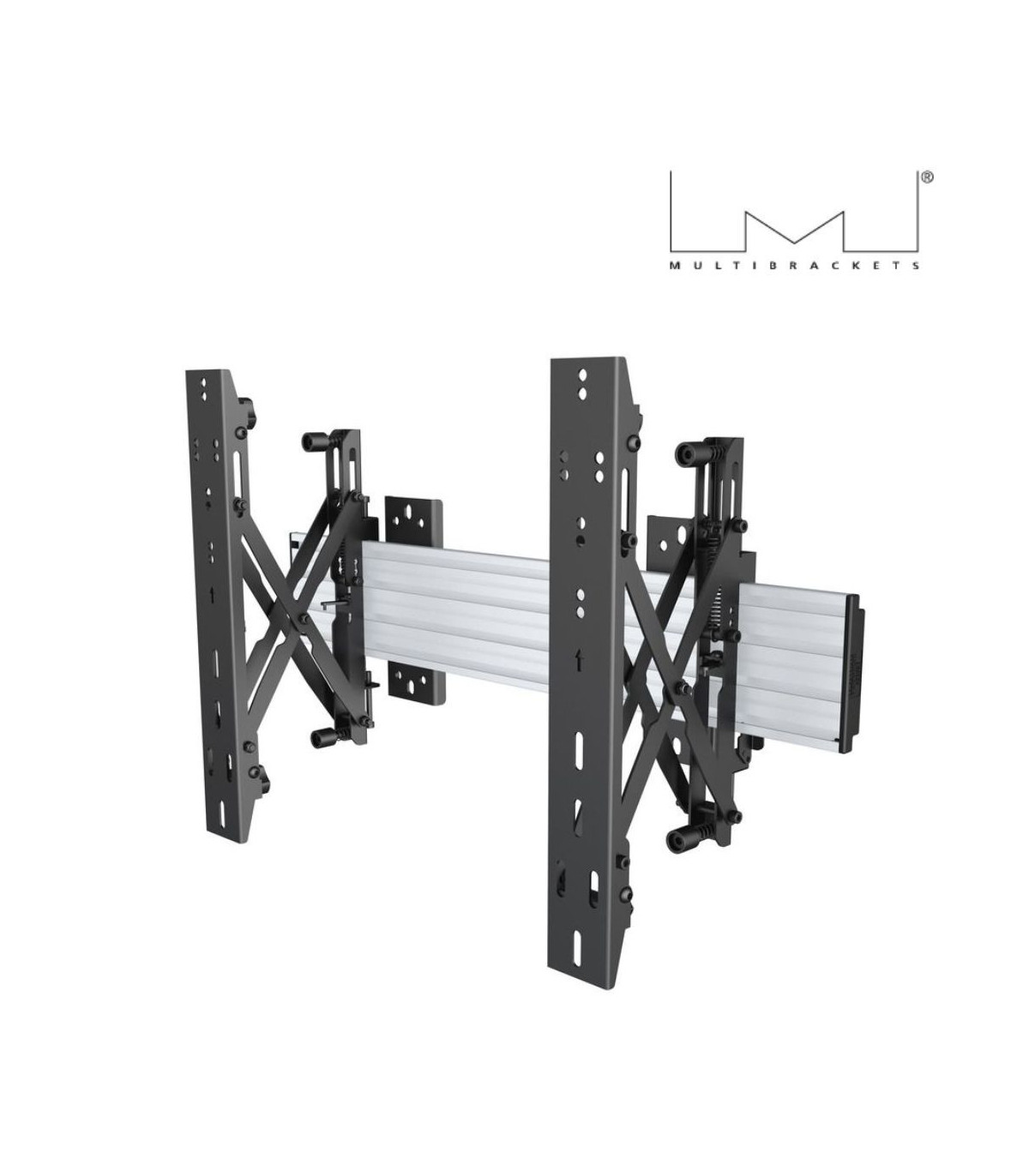 Fixation push in pop out MBW1U MULTIBRACKETS Silver pour moniteur 101,6cm 40 16