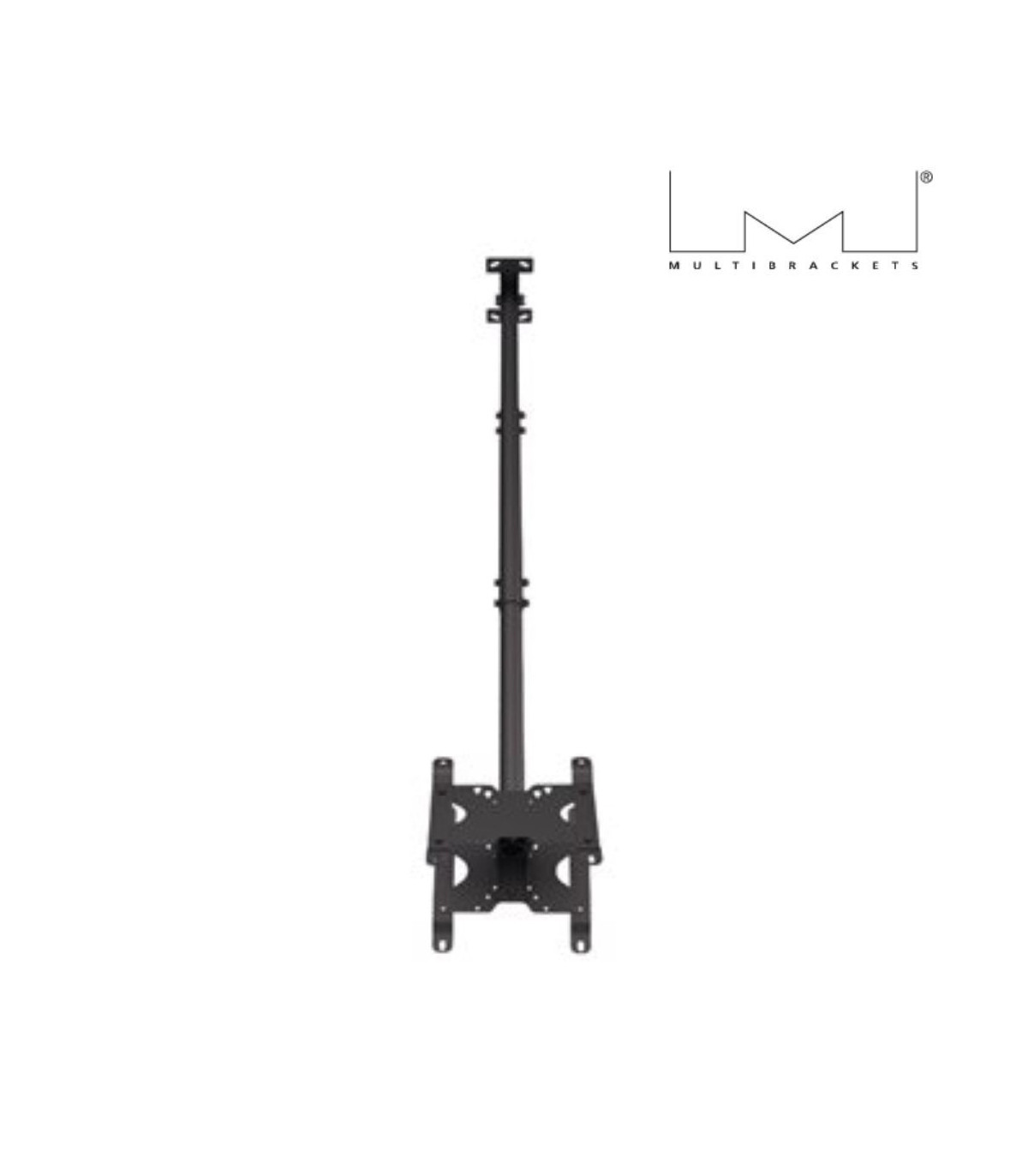 Support plafond dos à dos Noir MULTIBRACKETS pour moniteur 10 au 32 Capacité 1