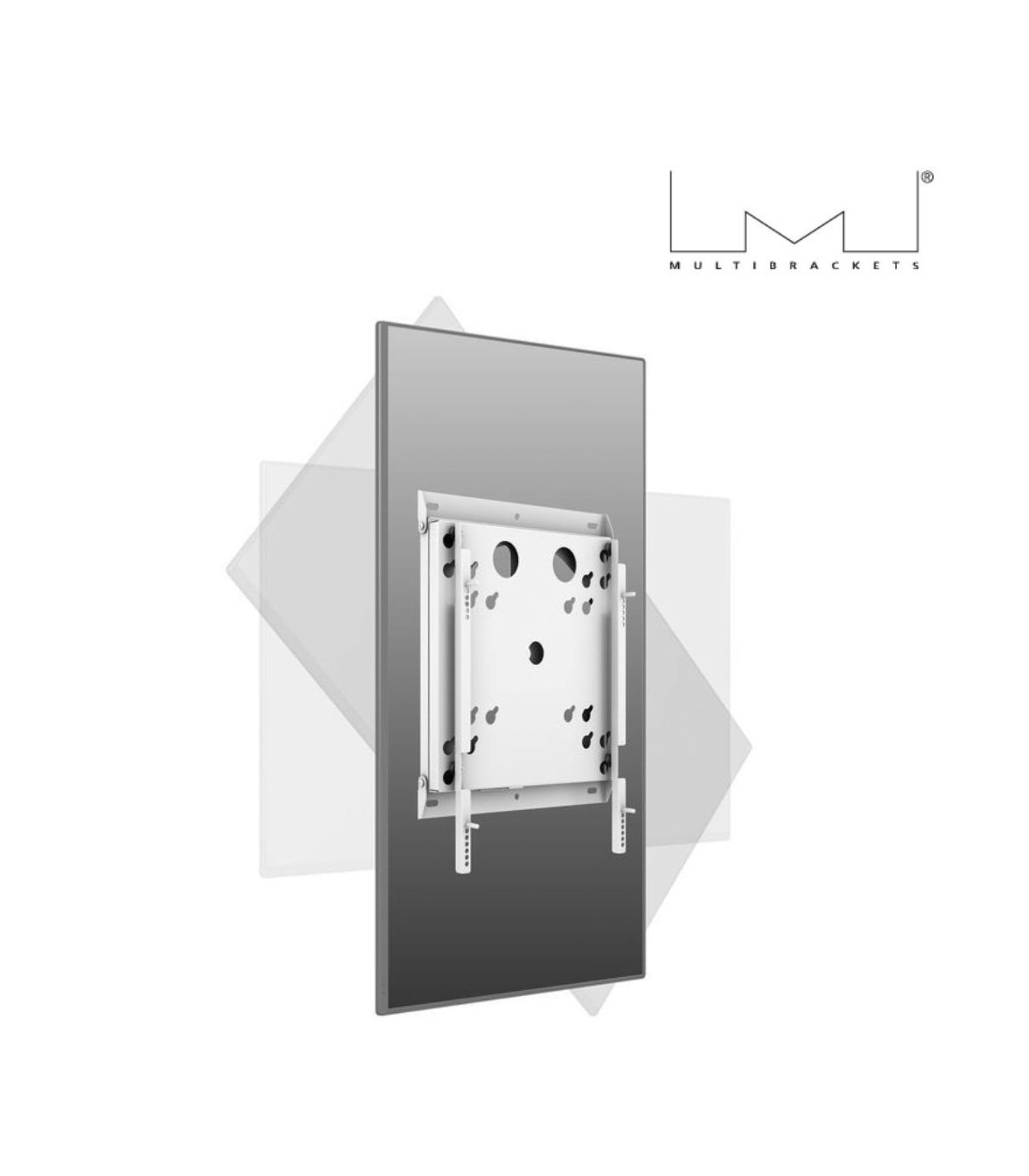 Support mural rotatif MULTIBRACKETS Blanc pour moniteur 127cm 50 2,41m 95 Capa