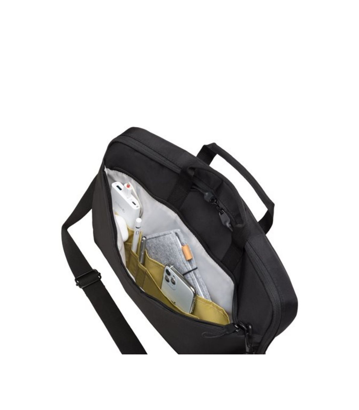 DICOTA Sacoche Ecologique SLIM CASE EDGE Noir Pour PC portable 12-13.3 Polyest