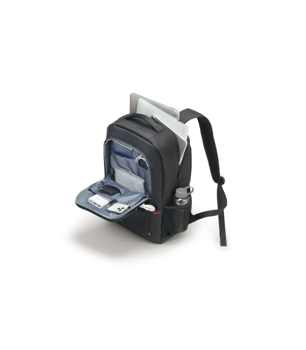 DICOTA Sac a dos BASE Ecologique Noir Pour PC Portable 13-15.6 24L Léger avec