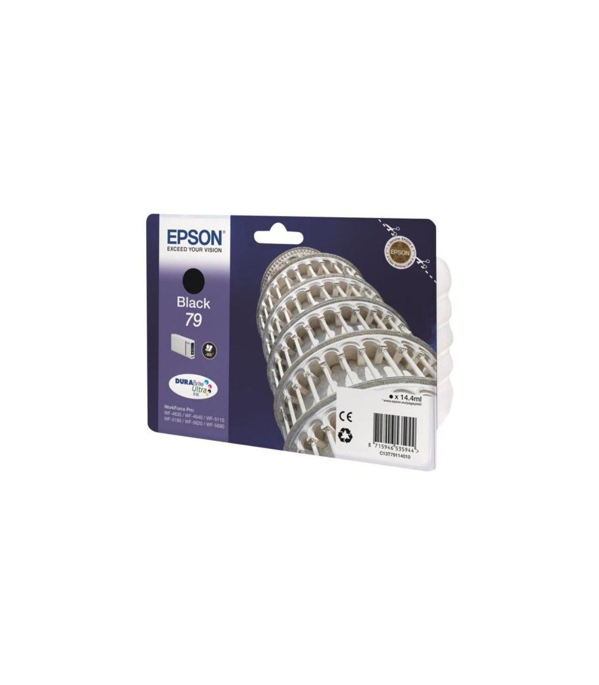 EPSON Cartouche Encre Tour de Pise 79 Noir 900 pages