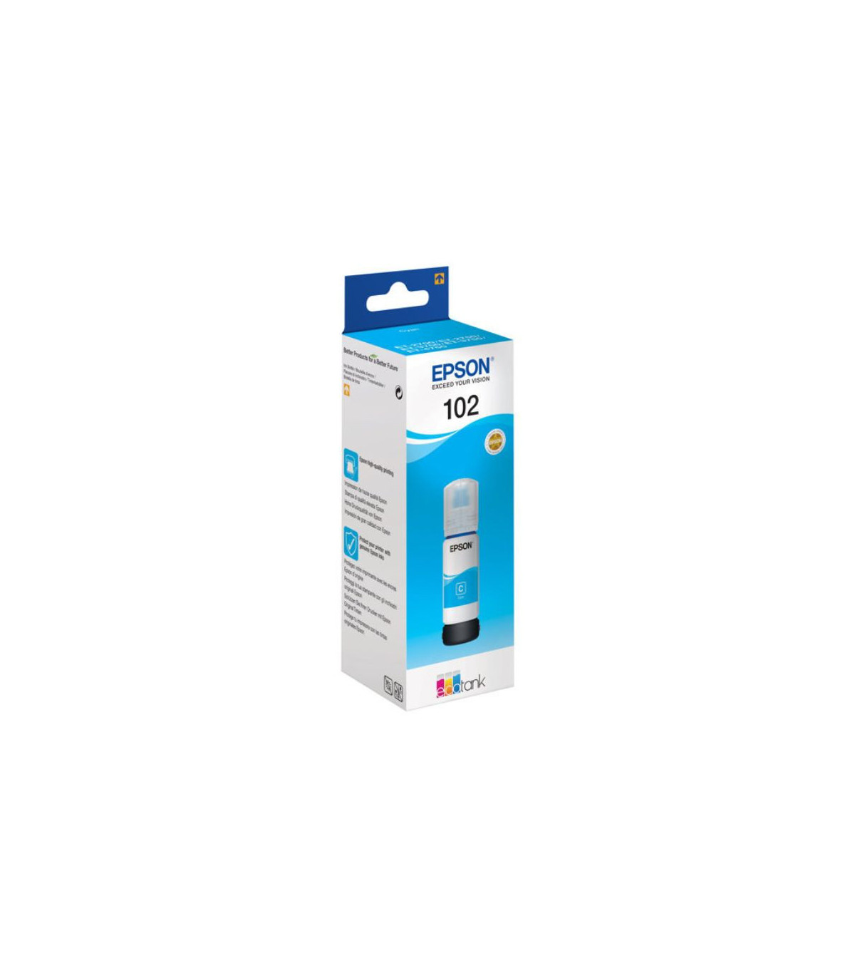 EPSON Bouteille Encre Ecotank 102 Cyan 70ml